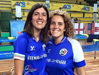 Subbuteo: Due atlete di Bagheria ai campionati del mondo. –  Eleonora Buttitta e Giuditta Lo Cascio completeranno il sestetto italiano per il Belgio
