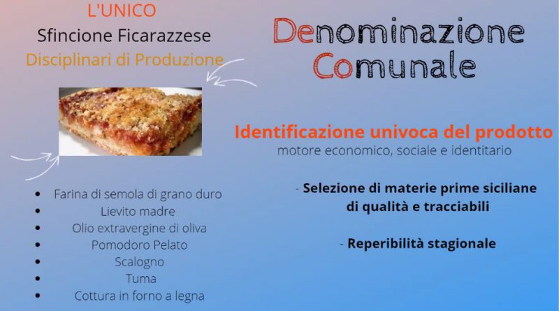 Idea progettuale per la promozione e la valorizzazione dello sfincione di Ficarazzi, presentata all'hackathon We Build Experience, svolto on line dal 29 al 30 gennaio 2021