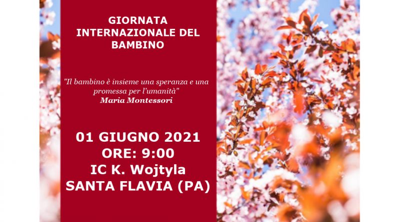 Giornata internazionale del bambino - Santa Flavia, istituto Karol Wojtyla - 1 giugno 2021