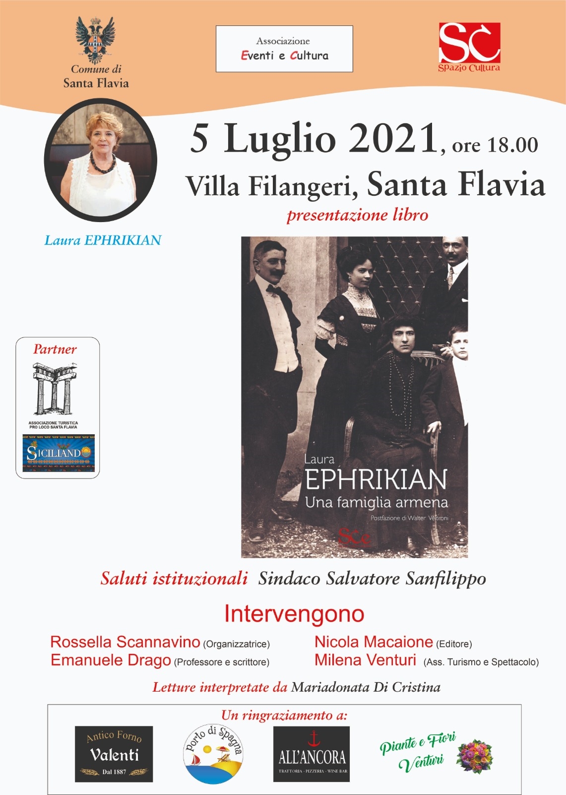 Presentazione del libro: “EPHRIKIAN Una famiglia armena”