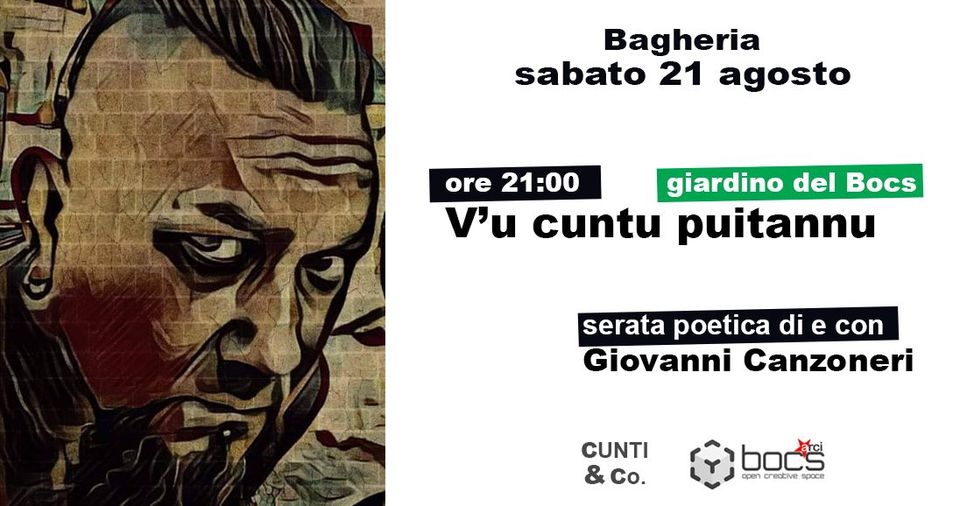 “V’U CUNTU PUITANNU” di Giovanni Canzoneri – Serata poetica al Bocs di Bagheria