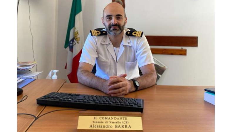 L’ufficio circondariale marittimo di Porticello ha un nuovo Comandante, il Tenente di Vascello Alessandro BARRA.