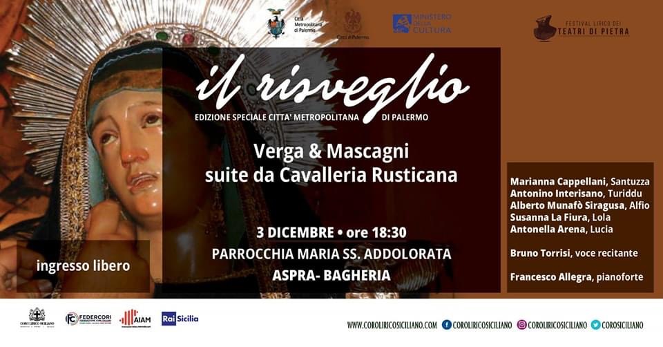 Edizione speciale per la Città Metropolitana di Palermo del Festival Lirico dei Teatri di Pietra “Il Risveglio “.