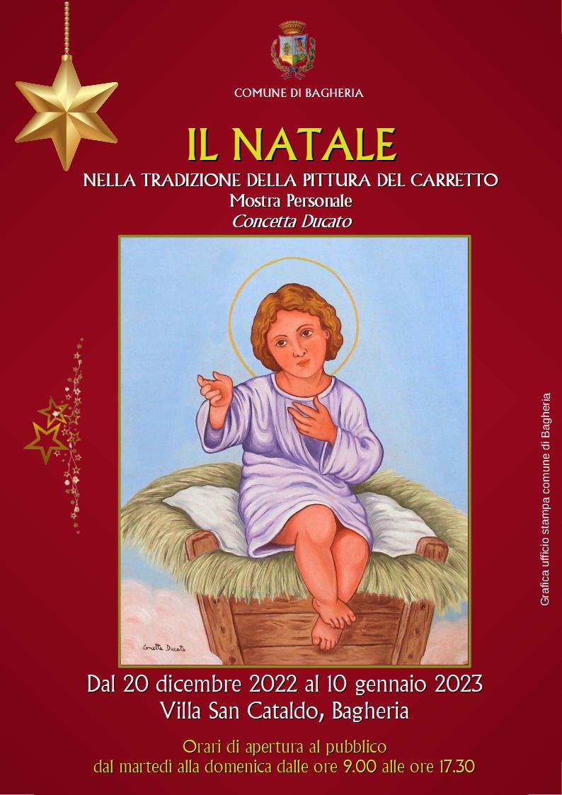 “Il Natale nella tradizione della pittura del Carretto”. Mostra personale di Concetta Ducato a villa San Cataldo