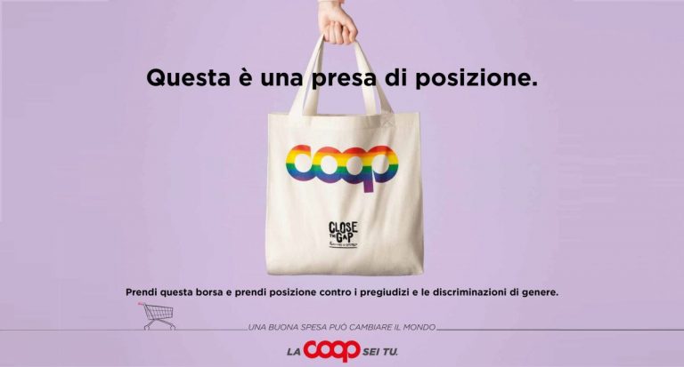 In arrivo anche nei negozi della Sicilia le borse pride di Coop, contro le discriminazioni di genere