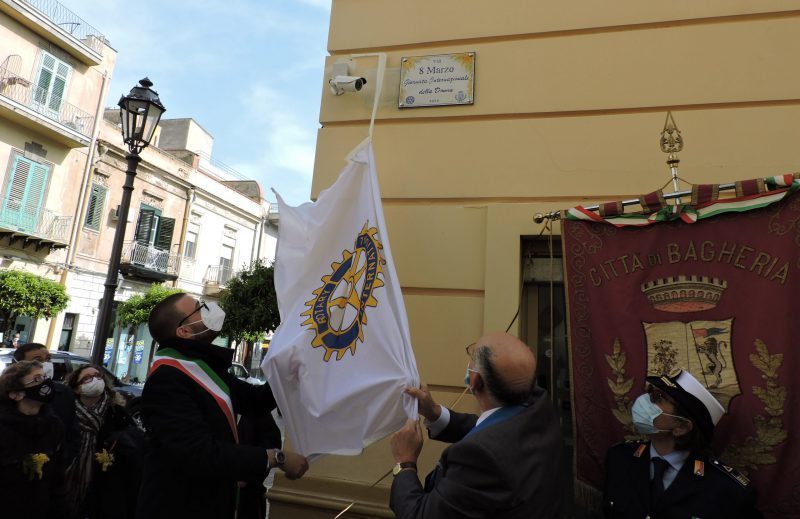 INAUGURATA A BAGHERIA “VIA 8 MARZO FESTA DELLA GIORNATA INTERNAZIONALE DELLE DONNE”