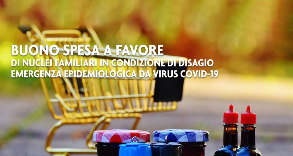 EMERGENZA COVID: NUOVO AVVISO PER I BUONI SPESA, ECCO COME FARE DOMANDA