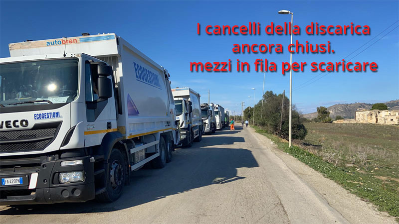 Discarica di Trapani chiusa: unica via la differenziata. Questa sera fate attenzione al secco (indifferenziata)