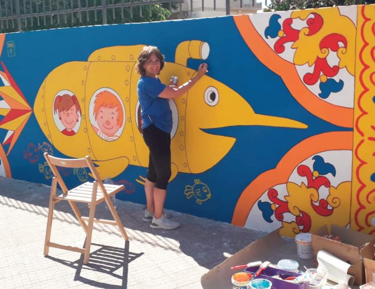 Un nuovo murales arricchisce la proposta di street art bagherese