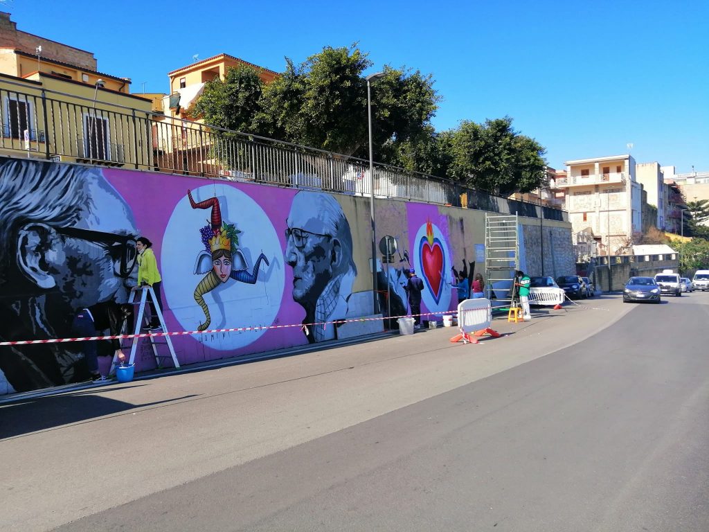 ALTAVILLA MILICIA: In fase di allestimento “Il muro degli eroi” al Belvedere