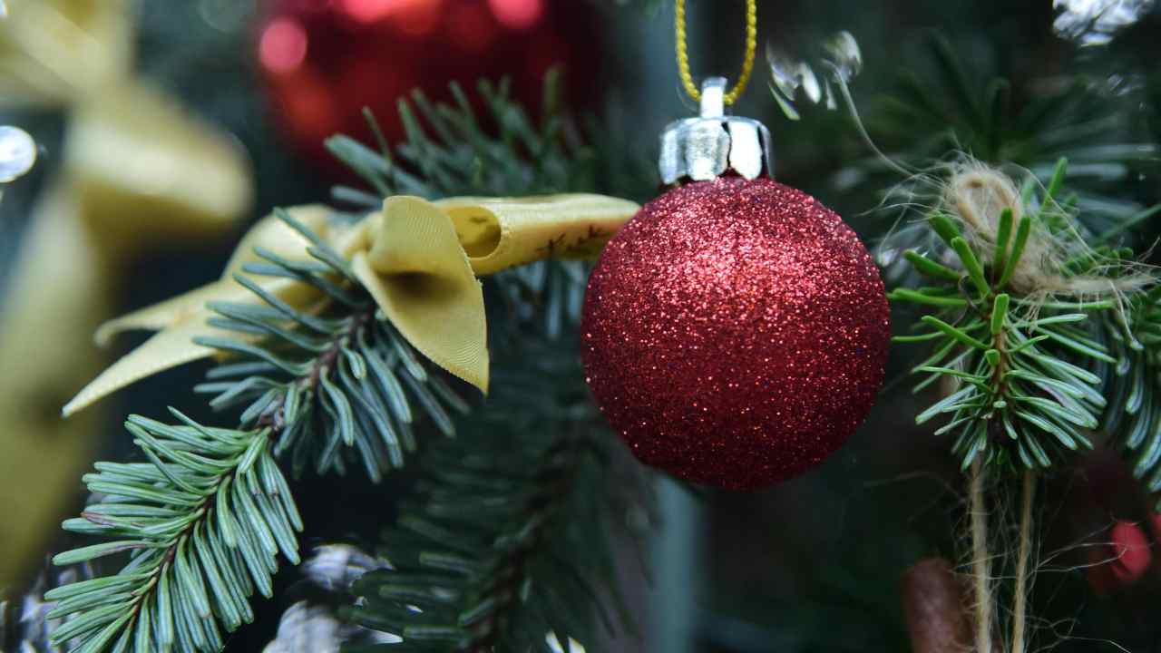 Pallina rossa di Natale