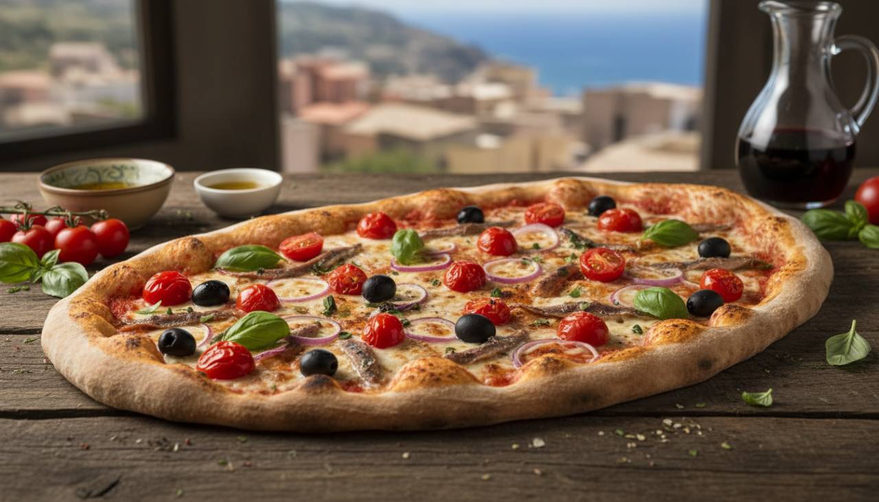 C’è una pizza speciale che fanno solo in una città della Sicilia | Si chiama Tabisca ed ha un gusto sopraffino: ogni giorno ne sfornano a migliaia