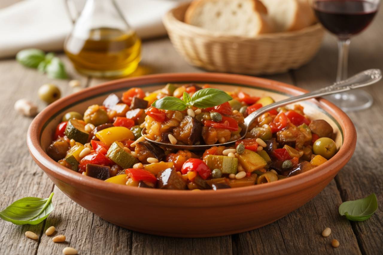 C’è un ingrediente segreto che ti fa svoltare il sapore della caponata | Solo in Sicilia la sanno fare così: lo aggiungi ed è come volare a Palermo
