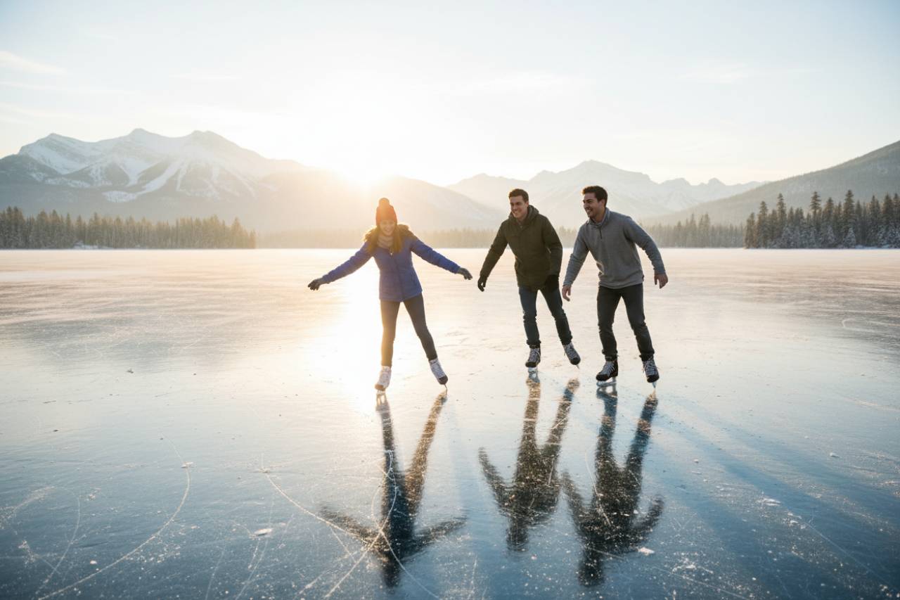 C’è un lago in Sicilia in cui si può pattinare d’inverno | Famiglie e bambini impazziscono ogni weekend: è ben nascosto e lo conoscono in pochi
